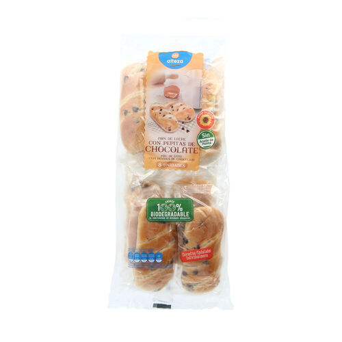 PAN LECHE CON PEPITAS ALTEZA 8uds  365g image number