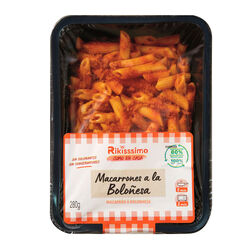 MACARRONES CON SALSA BOLOÑESA RIKISSSIMO 280g