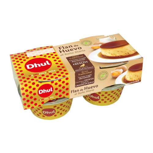 Flan de huevo DHUL 4x110g image number