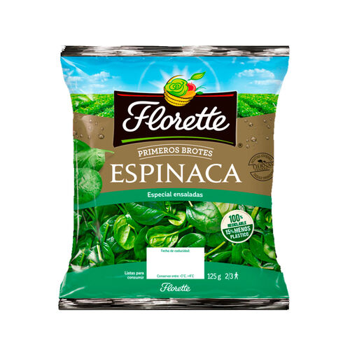 Primeros brotes espinaca FLORETTE 125g image number