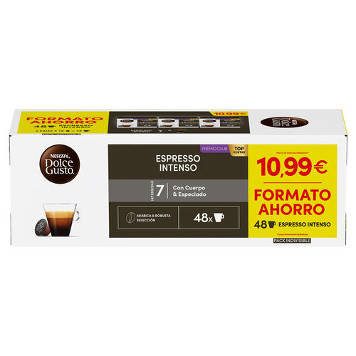 Caf&eacute; Espresso Intenso DOLCE GUSTO NESCAF&Eacute; 3x16uds image number