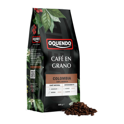 Caf&eacute; en grano Colombia 100% Ar&aacute;bica OQUENDO 500g image number