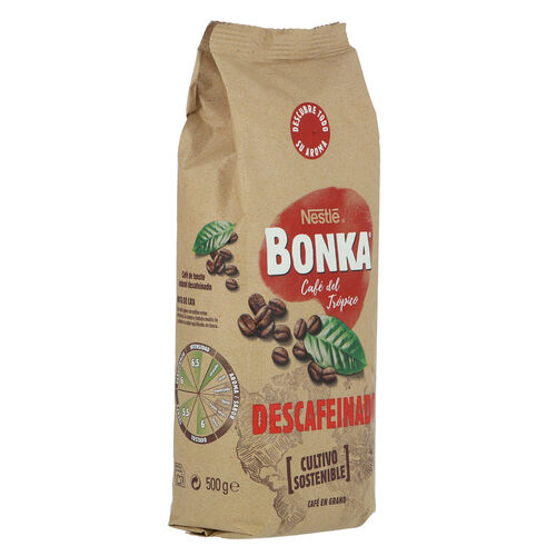 Caf&eacute; BONKA descafeinado grano 500g image number