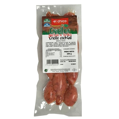 CRIOLLO COCKTAIL AL VACIO EL CHICO 250 G image number