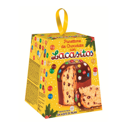 Panettone de chocolate con LACASITOS 100g image number