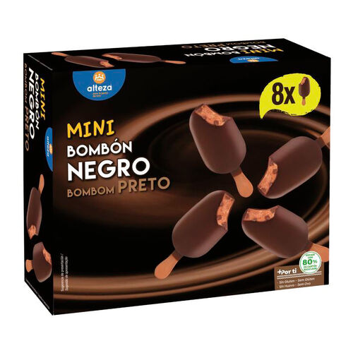 Helado Mini bomb&oacute;n negro ALTEZA 8x60ml image number
