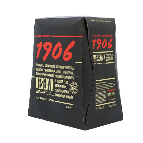 CERVEZA RESERVA 1906 6X33cl image number