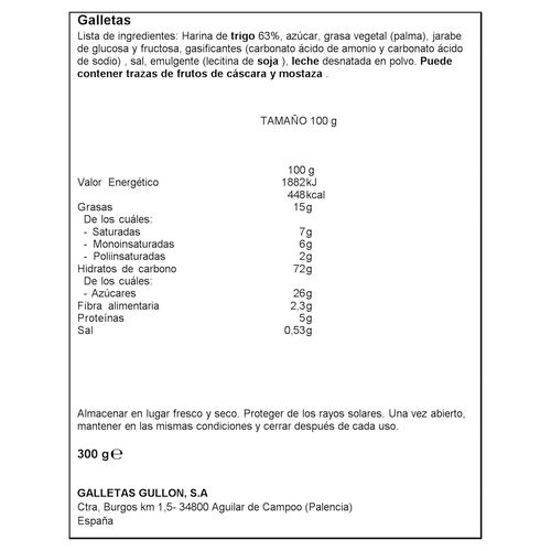 Pastas GULL&Oacute;N 300g image number