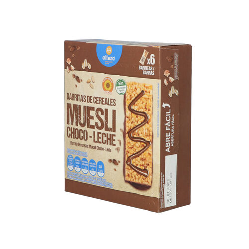 Barrita cereales chocolate ALTEZA 150g pack 6 image number