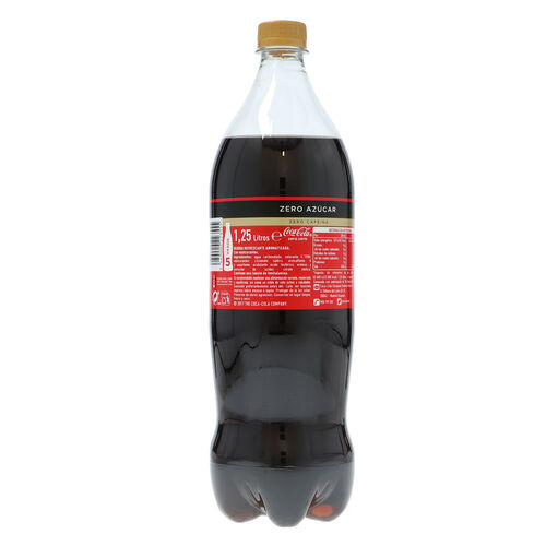 REFRESCO COCA COLA ZERO ZERO 1,25ml image number