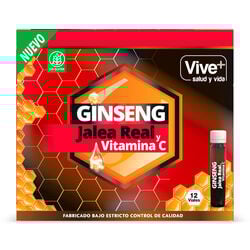 GINSENG JALEA REAL Y VITAMINA C VIVEPLUS 120g