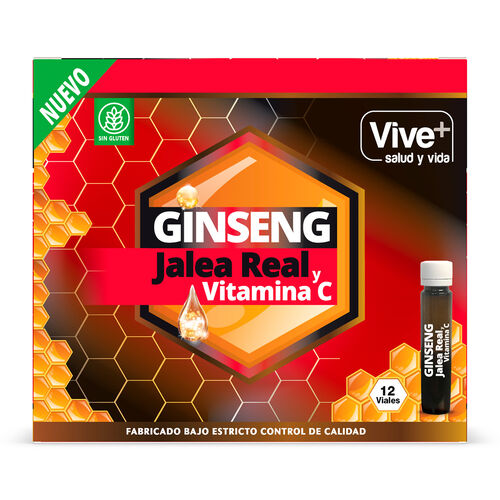 GINSENG JALEA REAL Y VITAMINA C VIVEPLUS 120g image number