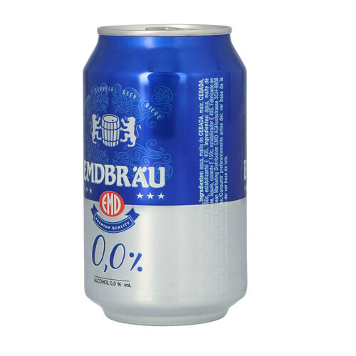 CERVEZA EMDBRAU 0 LATA 33cl image number
