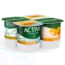 Activia cremoso mango 0% 4x115g