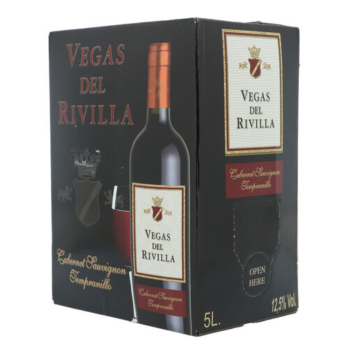 Vino tinto VEGAS RIVILLA bag in box 5L image number