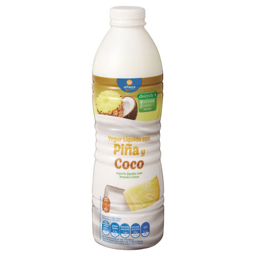 Yogur l&iacute;quido con coco y pi&ntilde;a ALTEZA 1L image number