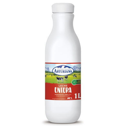 Leche entera Central Lechera ASTURIANA 1L image number