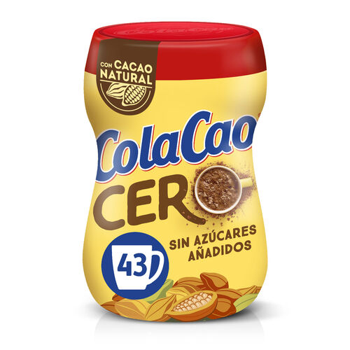 CACAO SOLUBLE 0% COLA CAO 325g image number