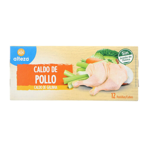 CALDO ALTEZA POLLO 12 PASTILLAS 120g image number