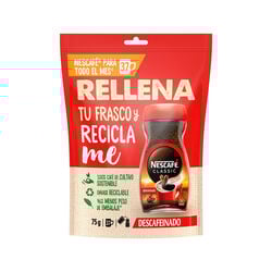 CAFE SOLUBLE DESCAFEINADO NESCAFE 75g
