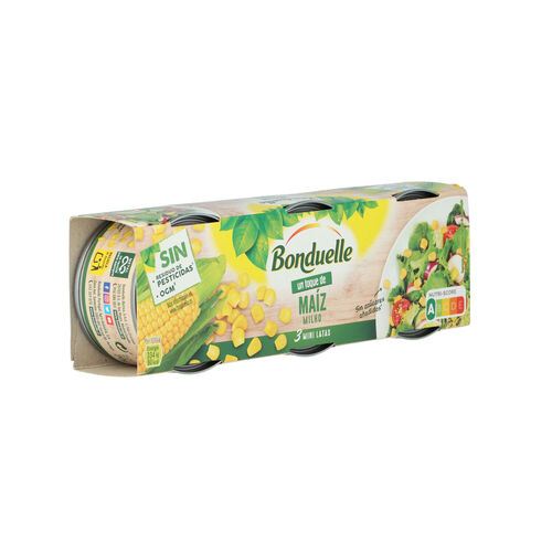 MAIZ BONDUELLE TOQUE PACK 3x75g image number