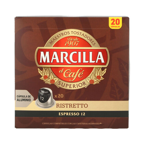 Caf&eacute; MARCILLA ristroto 20 c&aacute;psulas image number