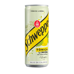 Tónica SCHWEPPES limon lata 33cl