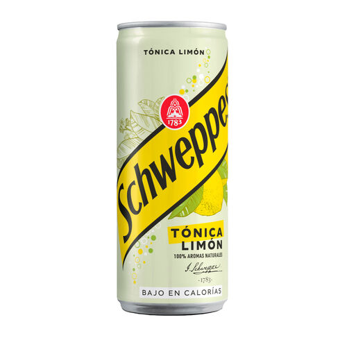 TÓNICA SCHWEPPES LIMON LATA 33cl image number