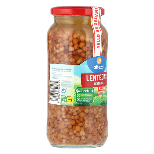 LENTEJAS COCIDAS ALTEZA 540g image number