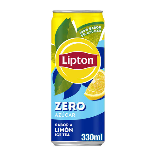 REFRESCO DE TE SABOR A LIMÓN ZERO AZUCAR LIPTON 330ml image number