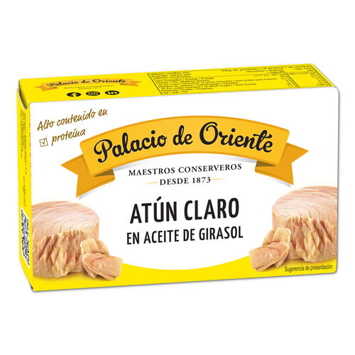 ATUN CLARO EN ACEITE DE GIRASOL PALACIO DE ORIENTE 111g image number