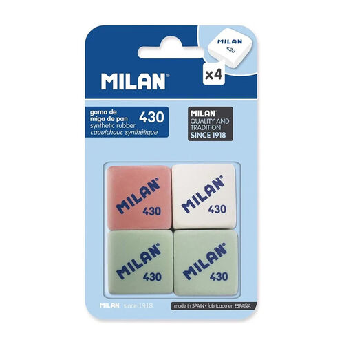 GOMAS BORRAR MILAN 4uds image number