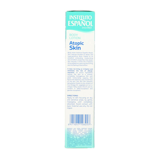 Leche corporal pieles atopicas INSTITUTO ESPA&Ntilde;OL 300ml image number