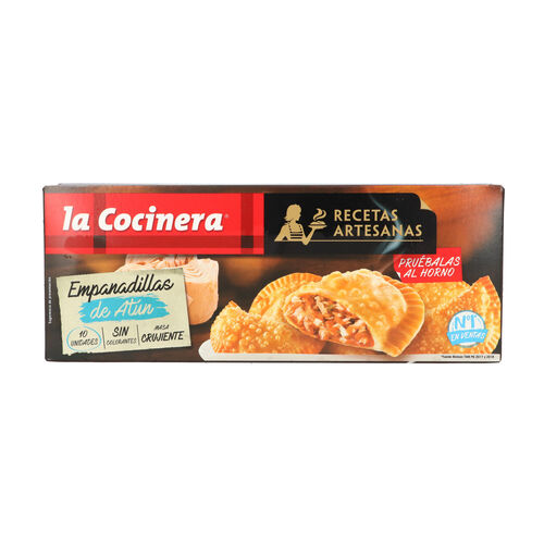Empanadillas de at&uacute;n congeladas LA COCINERA 312g image number