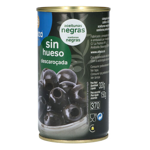 ACEITUNA NEGRA ALTEZA SIN HUESO 350g image number