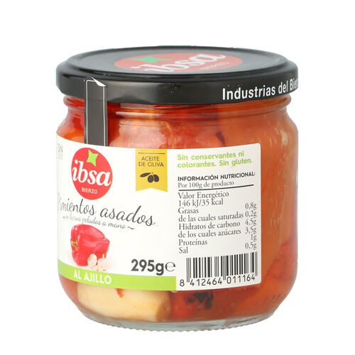 PIMIENTO IBSA ASADO AJILLO 295g image number