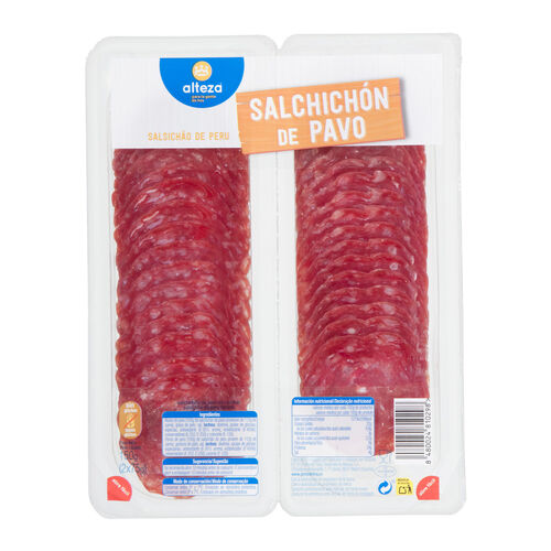 Salchichón de pavo ALTEZA 2x75g image number
