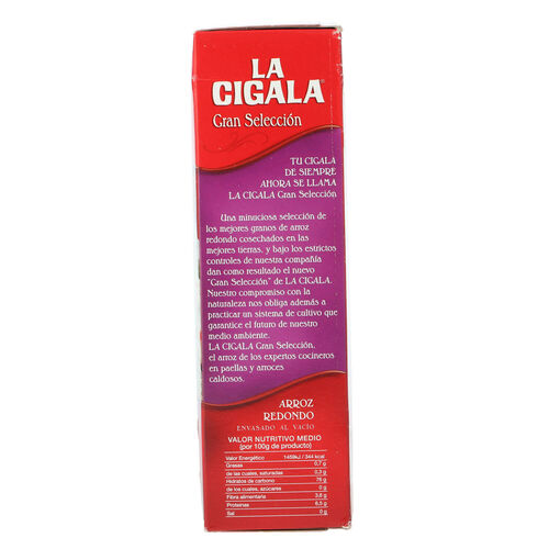 Arroz redondo LA CIGALA 1kg image number