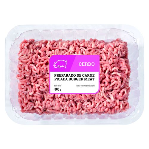 Preparado de carne picada Burger Meat de cerdo 800g image number