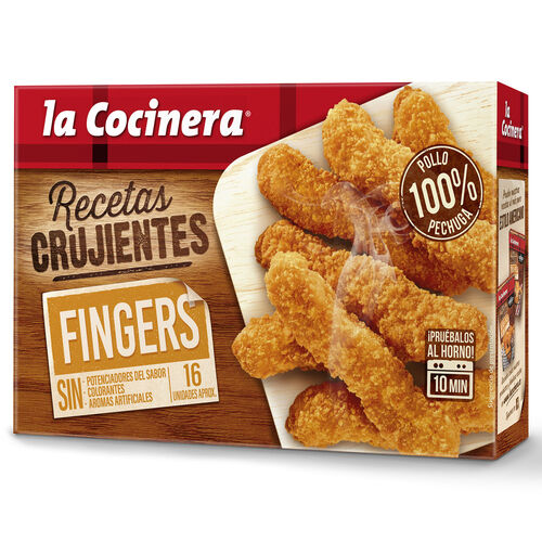 FINGERS POLLO COCINERA CONGELADOS 320g image number
