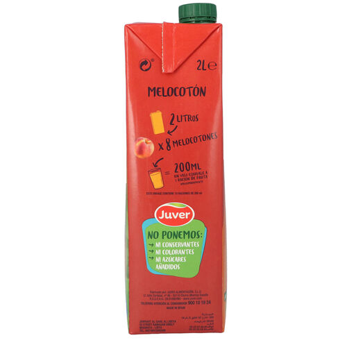 NECTAR DE MELOCOTON DISFRUTA JUVER 1,5L image number