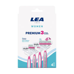 MAQUINILLA PARA DEPILACION WOMEN LEA 3 HOJAS 4uds