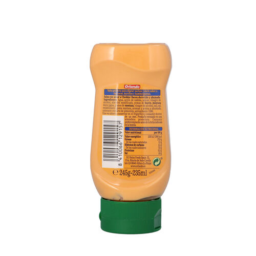 Salsa Cheddar bacon ORLANDO 245g image number