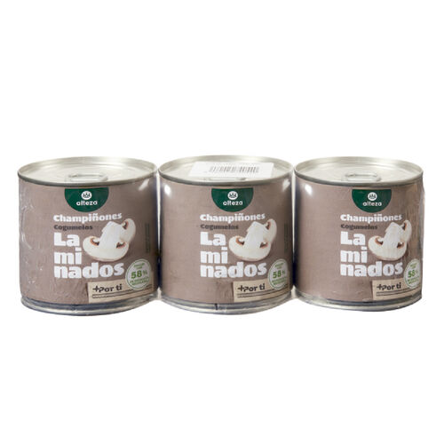 Champiñones laminados ALTEZA 3x185g image number