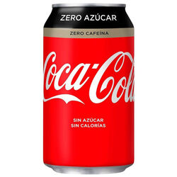 REFRESCO COCA COLA ZERO ZERO LATA 12X33cl