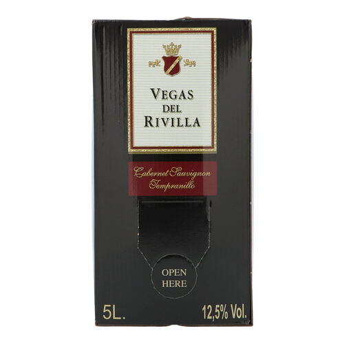 VINO TINTO VEGAS RIVILLA BAG IN BOX 5L image number