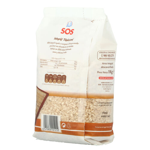 ARROZ INTEGRAL SOS 1kg image number