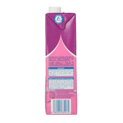 Leche desnatada sin lactosa ALTEZA 1L image number