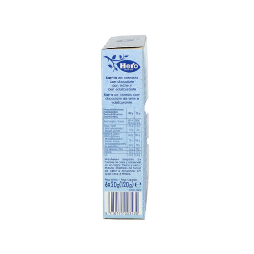 MUESLY 0% CHOCO CORNY 6x20g image number