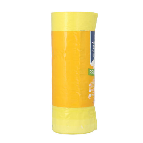 BOLSA DE BASURA AMARILLA AUTOCIERRE SELEX 30L 30uds image number